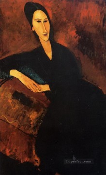  Amedeo Painting - portrait of anna zborowska 1917 Amedeo Modigliani